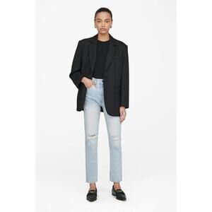 Anine Bing Sonya Jeans Classic Blue Size 23